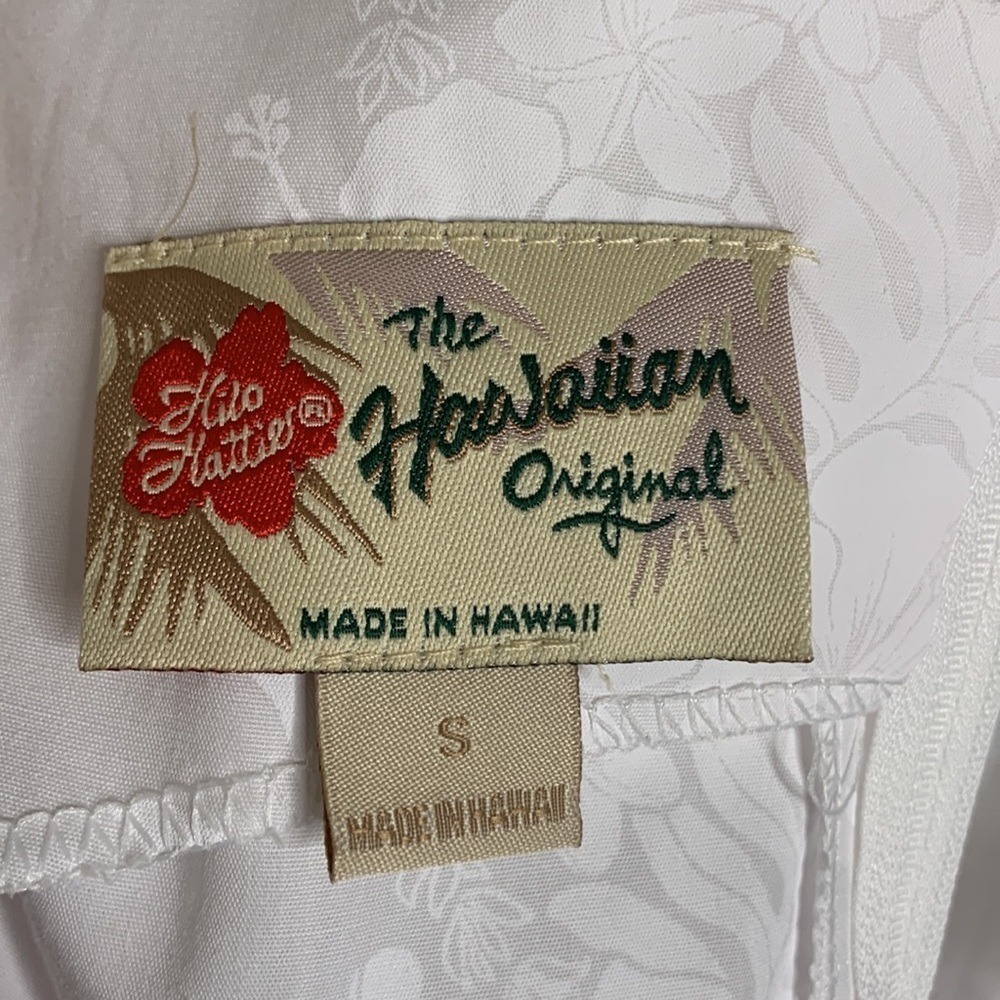 The Hawaiian Original Hilo Hattie White‎ Floral Sleeveless Maxi Dress - Picture 3 of 6